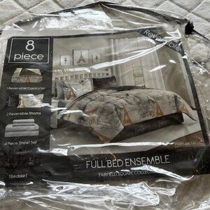 NWT 7-Piece Paris Bedding Set - Full Size